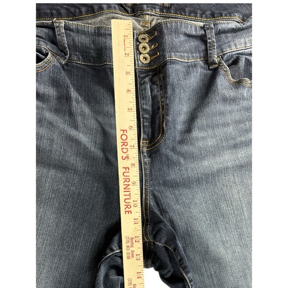 Torrid Premium Dark Wash Jegging Skinny Ankle Cropped Jeans 26R Plus Size Denim - Picture 8 of 11